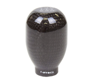 NRG Universal Shift Knob 42mm - Heavy Weight 480G / 1.1Lbs. - Black Carbon Fiber (5 Speed) - SK-100BC-W