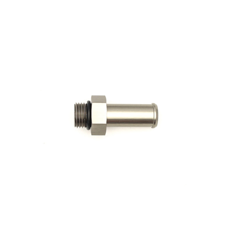 DeatschWerks 6AN ORB Male To 1/2in Barb Fitting (Single Barb - Incl O-Ring) - 6-02-0503