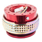 NRG Quick Release Kit - Pyramid Edition - Red Body / Neochrome Pyramid Ring - SRK-210RD/MC