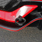 PERRIN 17-21 Honda Civic Si/Type R/Touring/Hatchback Tow Hook Kit Rear - Gloss Black - PHP-BDY-251GBK
