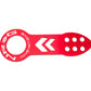 NRG Universal Front Tow Hook - Anodized Red - TOW-100RD