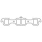Cometic Oldsmobile Gen-2 Rocket V8 .064in ArmorCore Exhaust Header Gasket Set - C5812-064