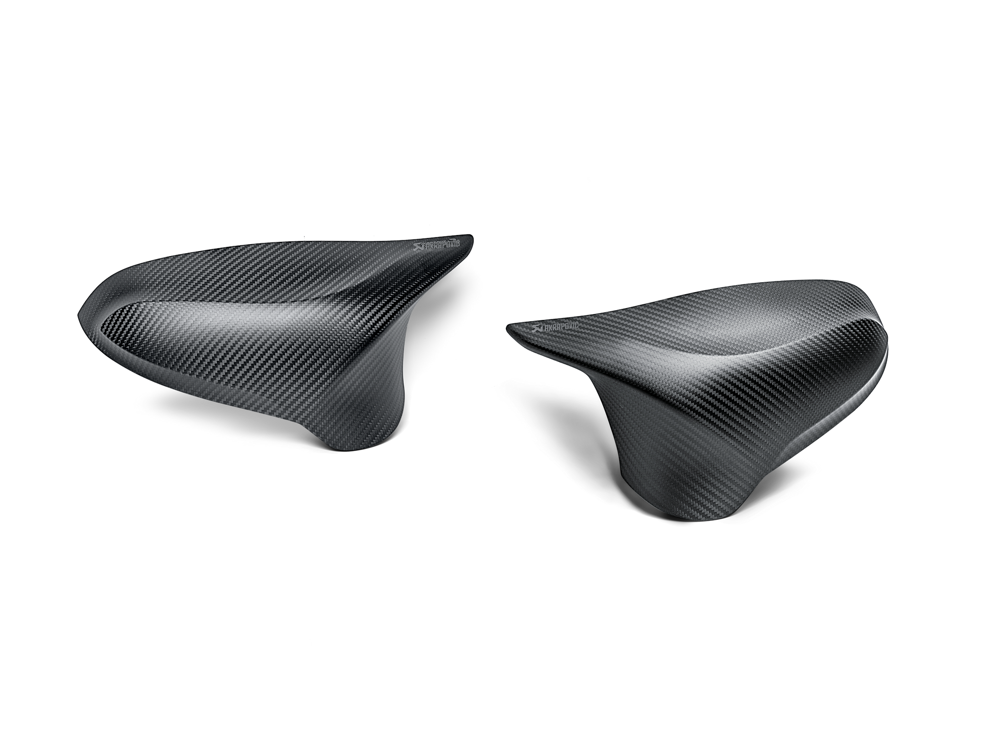 Akrapovic Carbon Fibre Mirror Cap Set - Matte - BMW M2 Competition (F87N) 2018-2021 - WM-BM/CA/2/M - Revzone