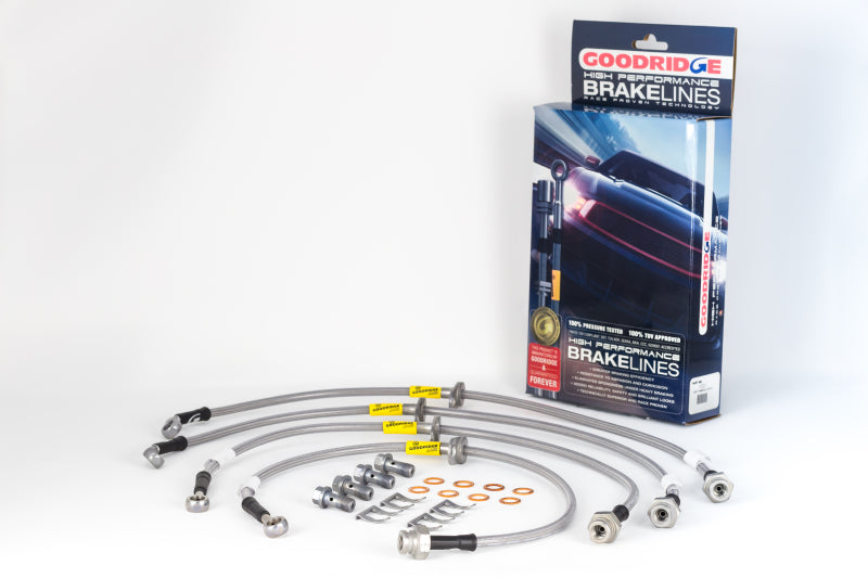 Goodridge 12-15 Chevrolet Camaro (ZL1 Only) Stainless Steel Brake Line Kit - 12227