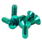 NRG Steering Wheel Screw Upgrade Kit (Conical) - Green - SWS-100GN