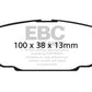 EBC 01-04 Mazda Protege 2.0 (Rear Rotors) Ultimax2 Rear Brake Pads - UD892
