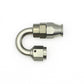 DeatschWerks 6AN Female Swivel 180-Degree Hose End PTFE (Incl. 1 Olive Insert) - 6-02-0853