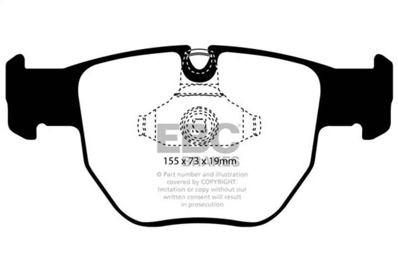 EBC 03-05 Land Rover Range Rover 4.4 Ultimax2 Front Brake Pads - UD992
