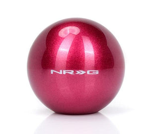 NRG Fushia Sparkly Painted Titanium Round Shifter Heavy Weight - SK-350FH