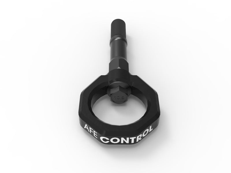 aFe Control Rear Tow Hook (Black) - 450-401015-B