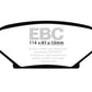 EBC 04-06 Chevrolet Cobalt 2.0 Supercharged Ultimax2 Rear Brake Pads - UD1033