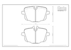 Endless MX72 Brake Pads (Rear) - BMW M3 G80, M2 G87, M4 G82