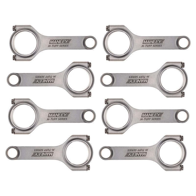 Manley Chevrolet LS 6.125 Length H Tuff Series Connecting Rod Single w/ ARP 2000 Bolts - 15051R-1