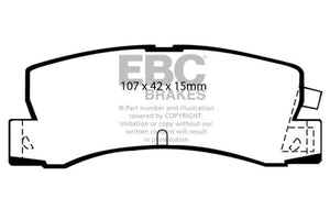 EBC 89-92 Geo Prizm 1.6 SL Ultimax2 Rear Brake Pads - UD352