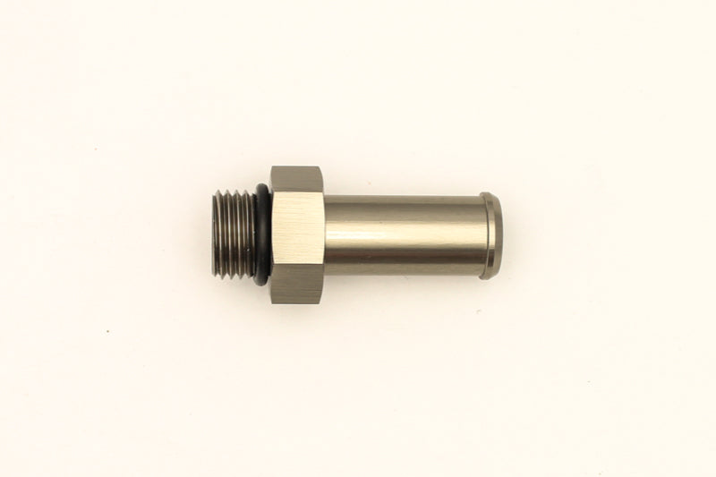 DeatschWerks 6AN ORB Male To 1/2in Barb Fitting (Single Barb - Incl O-Ring) - 6-02-0503