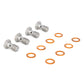 Goodridge 01-03 Mazda Protege 5 / 01-03 Protege (Rear Disc - Inc MP-3/MazdaSpeed) SS Brake Line Kit - 25046