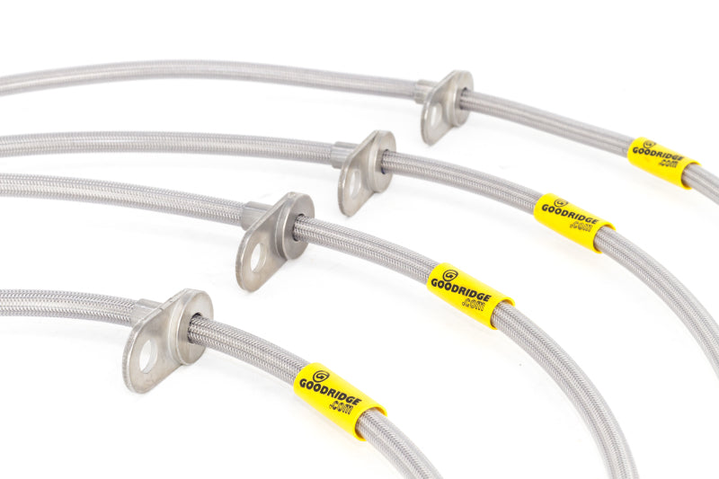 Goodridge 17-20 Honda Civic Si (Si Model Only) Stainless Steel Brake Line Kit - 20040