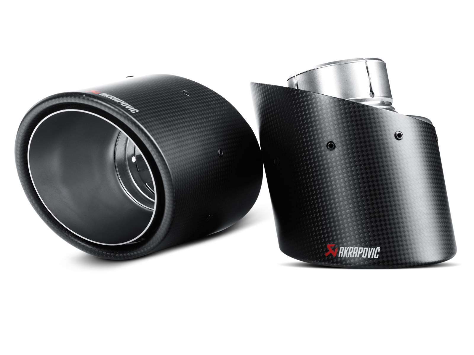 Akrapovic Tail pipe set (Carbon) - Abarth 500/500C 2017-2020 - TP-CS/1 - Revzone