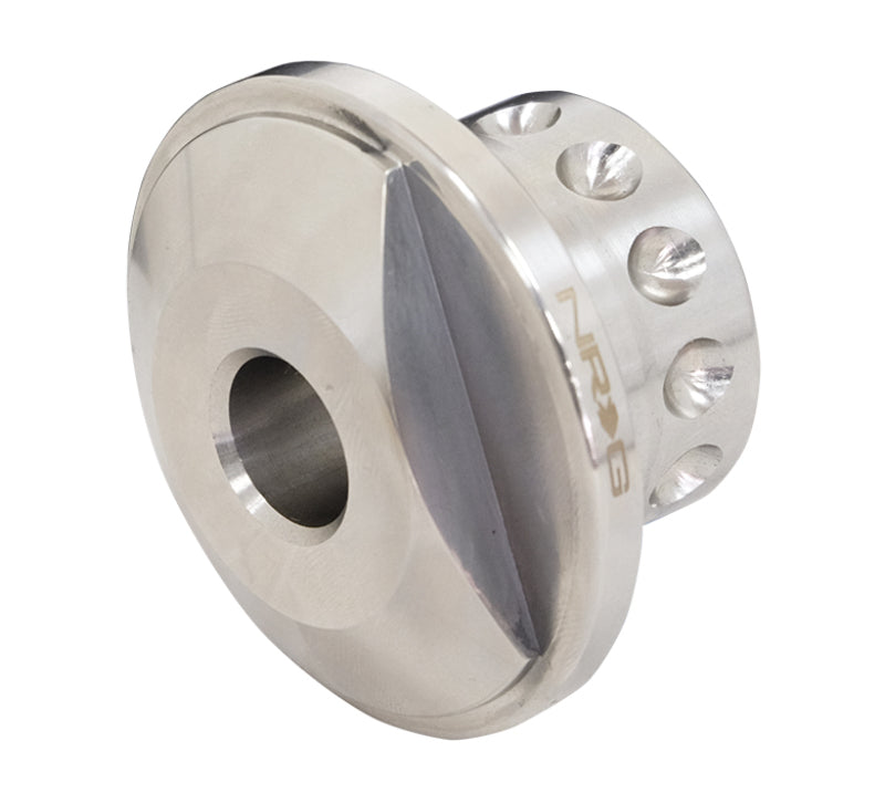 NRG Short Spline Adapter - SS Welded Hub Adapter With 5/8in. Clearance - SRK-SWH-1
