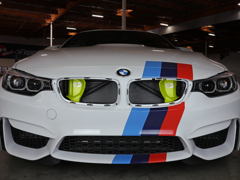 aFe Magnum FORCE Dynamic Air Scoop 15-18 BMW M3/15-20 M4 - Yellow - 54-13032SE