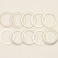 DeatschWerks -10 AN Aluminum Crush Washer (Pack of 10) - 6-02-0304