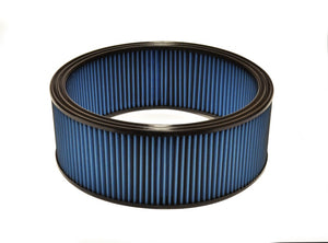 Injen NanoWeb Dry Air Filter 14in Round x 5in Tall - 1in Pleats - X-1092-BB