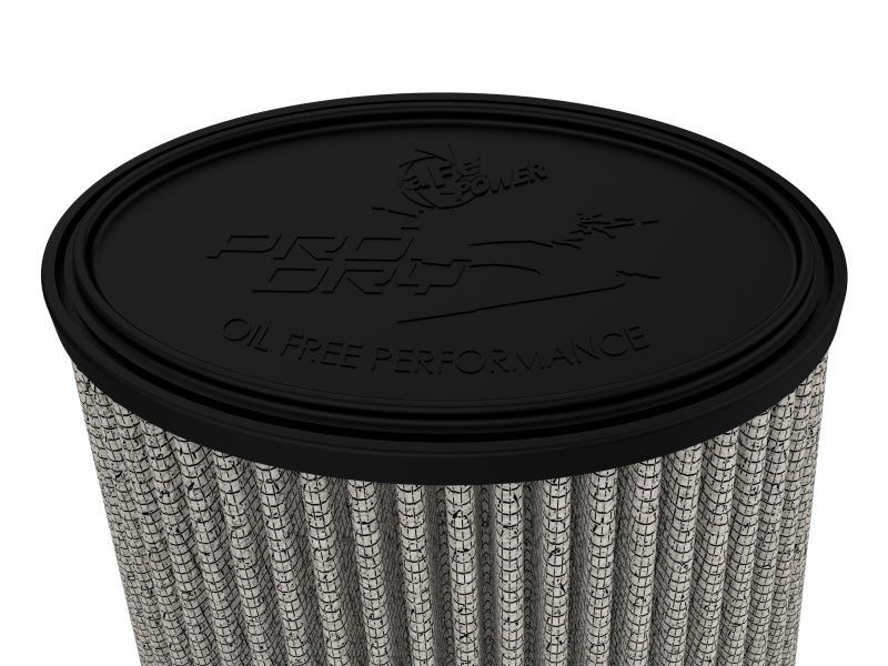 aFe Magnum (3x4-3/4)in Flange ID x (4x5-3/4)in Base x (2-1/2x4-1/4) FLOW Pro DRY S Air Filter (Pair) - 21-90054-MA