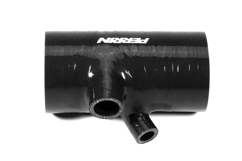 PERRIN 22-24 Subaru WRX / 20-25 LGT & OBXT Turbo Inlet Hose w/Turbo Adapter Flange (Short) - Black - PSP-INT-426BK