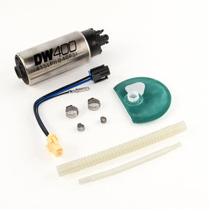DeatschWerks 415LPH DW400 Fuel Pump w/9-1047 Install Kit 15-17 Ford Mustang V6/GT w/ 1/8in Venturi - 9-403-1047