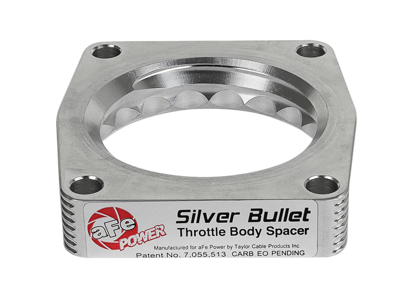 aFe Silver Bullet Throttle Body Spacer TBS 17-19 Nissan Patrol (Y61) I6-4.8L - 46-36009