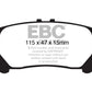 EBC 13+ Lexus GS350 3.5 RWD Greenstuff Rear Brake Pads - DP21850