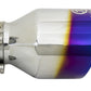aFe Takeda 304 Stainless Steel Clamp-On Exhaust Tip 2.5in. Inlet / 4.5in. Outlet - Blue Flame - 49T25454-L07