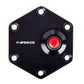 NRG Hexagnal Steering Wheel Ring w/Horn Button - Black - STR-600BK