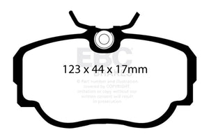 EBC 83-85 BMW 318 1.8L (E30) Bluestuff Front Brake Pads - DP5779NDX