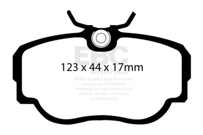 EBC 83-85 BMW 318 1.8L (E30) Bluestuff Front Brake Pads - DP5779NDX