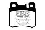 EBC 98-00 Mercedes-Benz E300 TD 3.0 TD Ultimax2 Rear Brake Pads - UD495