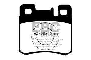 EBC 98-00 Mercedes-Benz E300 TD 3.0 TD Ultimax2 Rear Brake Pads - UD495