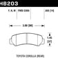 Hawk HPS Pads Unknown Application - HB203F.550