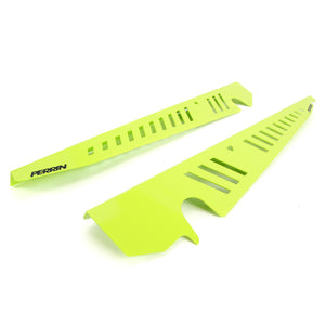 PERRIN 15-21 Subaru WRX/STI Fender Shroud Set - Neon Yellow - PSP-ENG-550NY