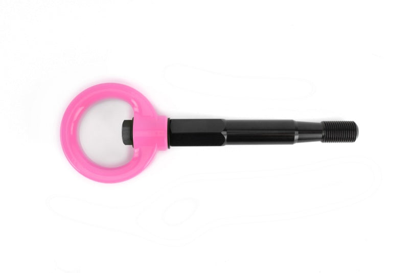 PERRIN 15-17 Subaru WRX & STI / 13-17 Crosstrek / 12-16 Impreza Tow Hook Kit (Front) - Hyper Pink - PSP-BDY-232HP