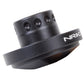 NRG Short Spline Adapter - Polaris RZR / Ranger (Secures w/OEM Lock Nut / Fits Quick Lock) - Black - SRK-RZRLH