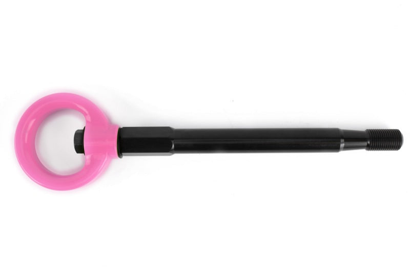 PERRIN 08-14 Subaru WRX & STI / 08-11 Impreza / 05-09 Legacy Tow Hook Kit (Front) - Hyper Pink - PSP-BDY-231HP