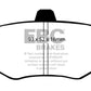 EBC 08-16 Mitsubishi Lancer Evo 10 2.0 Turbo (1 piece rotor) Ultimax2 Rear Brake Pads - UD1368