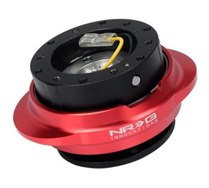 NRG Quick Release Kit - Black Body/ Red Oval Ring - SRK-220BK/RD