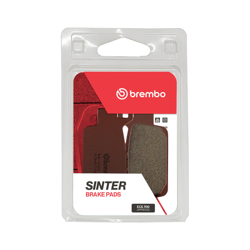 Brembo OE 16-21 Honda Pioneer 1000cc Brake Pad - Rear - 07HO70SD