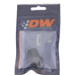 DeatschWerks 6AN Male Flare to 1/2in Male NPT Adapter - Anodized Matte Black - 6-02-0903-B