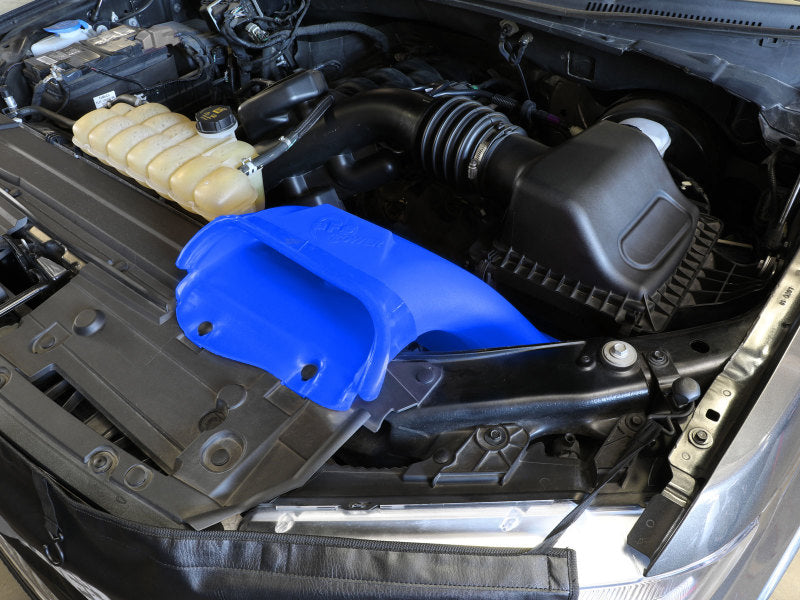 aFe Rapid Induction Dynamic Air Scoop 2021+ Ford F-150V6/V8 - Blue - 52-10010SL