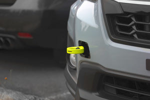 PERRIN 22-25 Subaru WRX / 18-23 Crosstrek / 20-25 OBXT Tow Hook Kit (Front) - Neon Yellow - PSP-BDY-237NY