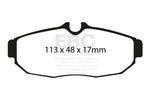 EBC 05-10 Ford Mustang 4.0 Bluestuff Rear Brake Pads - DP51741NDX