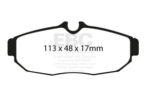 EBC 05-10 Ford Mustang 4.0 Bluestuff Rear Brake Pads - DP51741NDX
